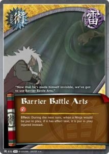Barrier Battle Arts card artwork