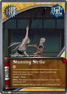 Stunning Strike card artwork