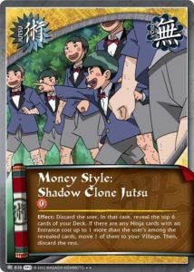 Money Style: Shadow Clone Jutsu card artwork