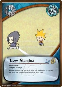 Low Stamina card artwork