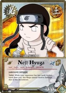 Neji Hyuga card artwork