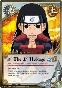 The 1st Hokage card artwork