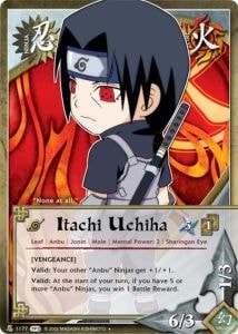 Itachi Uchiha card artwork