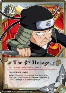 The 3rd Hokage card artwork