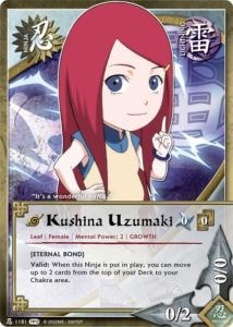 Kushina Uzumaki card artwork