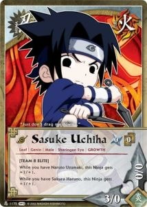 Sasuke Uchiha card artwork