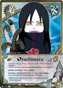 Orochimaru card artwork