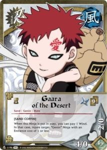 Gaara of the Desert card artwork