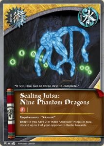 Sealing Jutsu: Nine Phantom Dragons card artwork