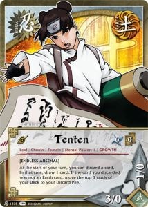 Tenten card artwork