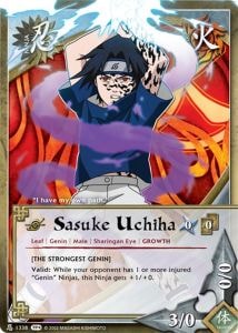 Sasuke Uchiha card artwork