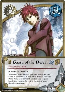 Gaara of the Desert card artwork