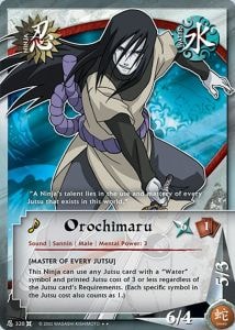 Orochimaru card artwork