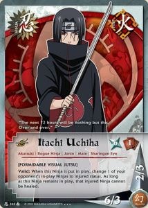 Itachi Uchiha card artwork