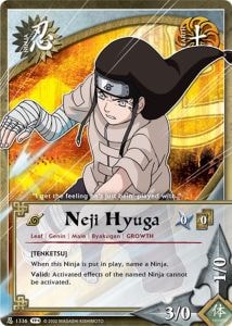 Neji Hyuga card artwork