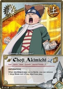 Choji Akimichi card artwork