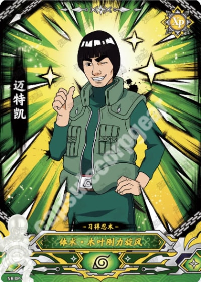 Might Guy card artwork