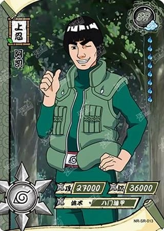 Might Guy card artwork