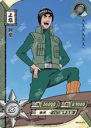 Might Guy card artwork