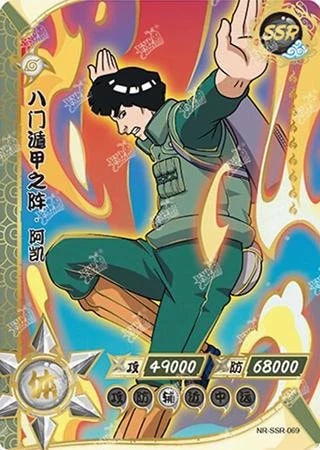 Might Guy card artwork
