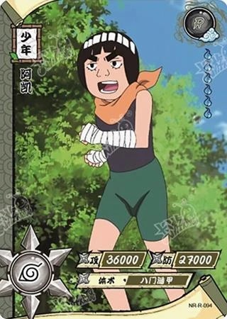 Might Guy card artwork