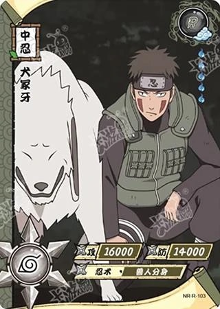 Kiba Inuzuka card artwork