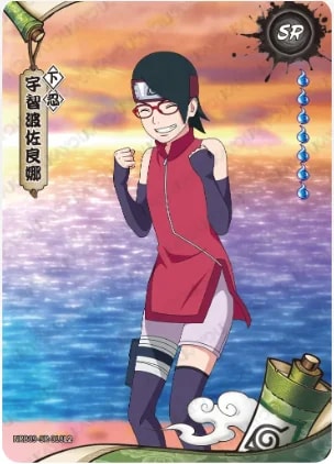 Sarada Uchiha card artwork