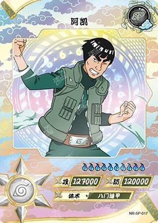 Might Guy card artwork