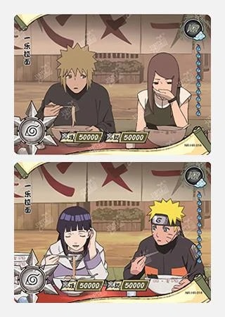 Minato & Kushina Hinata & Naruto card artwork