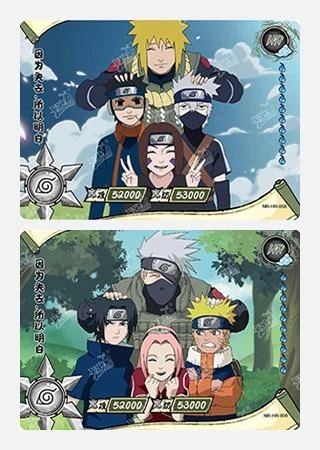 Team Minato & Team 7 card artwork