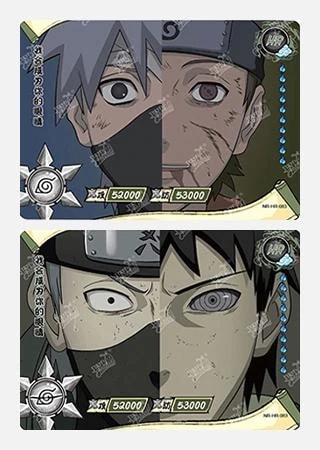 Kakashi & Obito card artwork