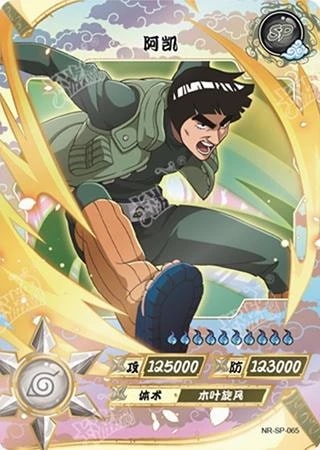 Might Guy card artwork