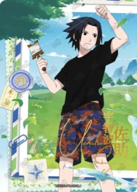 Sasuke Uchiha card artwork