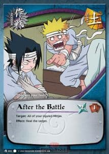 After the Battle M-021 Naruto trading card
