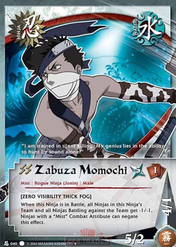 Zabuza Momochi card artwork