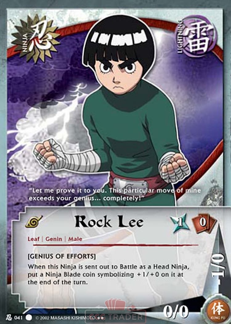 Rock Lee card artwork