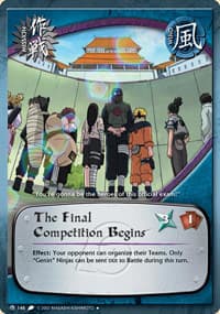 The Official Exam Begins! M-146 Naruto trading card