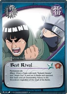 Best Rival M-153 Naruto trading card