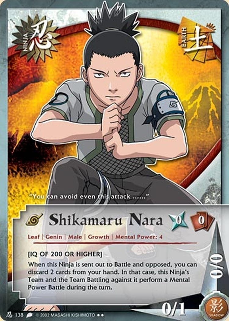 Shikamaru Nara card artwork