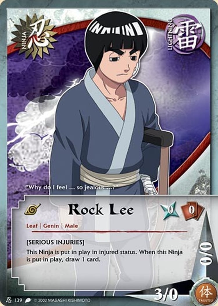 Rock Lee card artwork