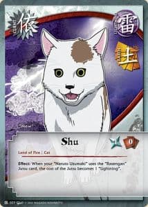 Shu C-027 Naruto trading card