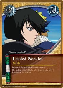 Loaded Needles J-200 Naruto trading card