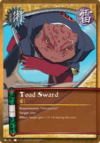 Toad Sward J-164 Naruto trading card