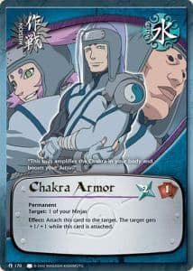 Chakra Armor M-170 Naruto trading card