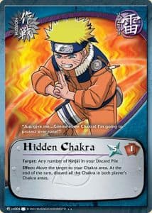 Hidden Chakra M-US004 Naruto trading card