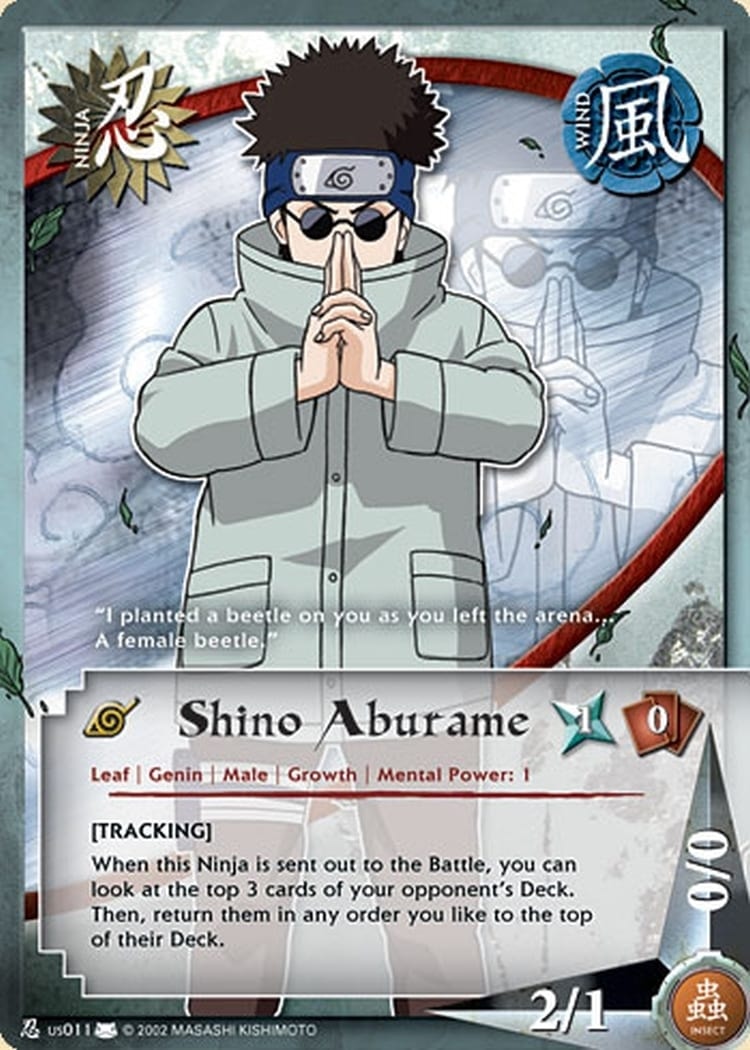 Shino Aburame card artwork