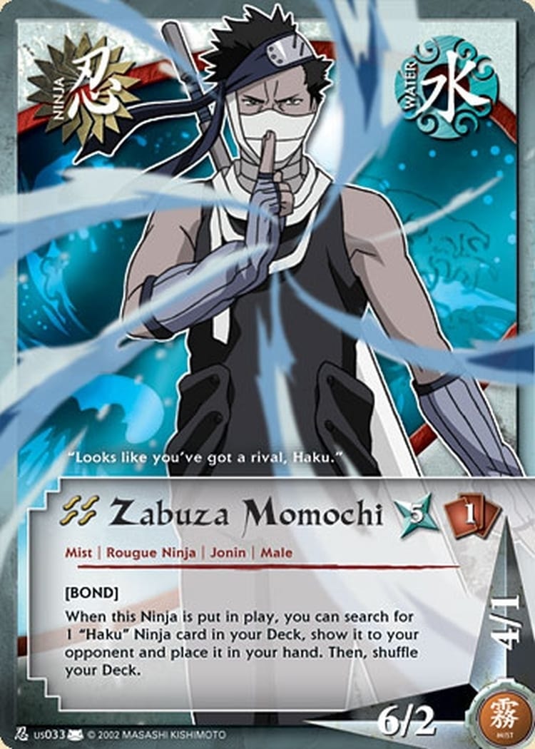 Zabuza Momochi card artwork