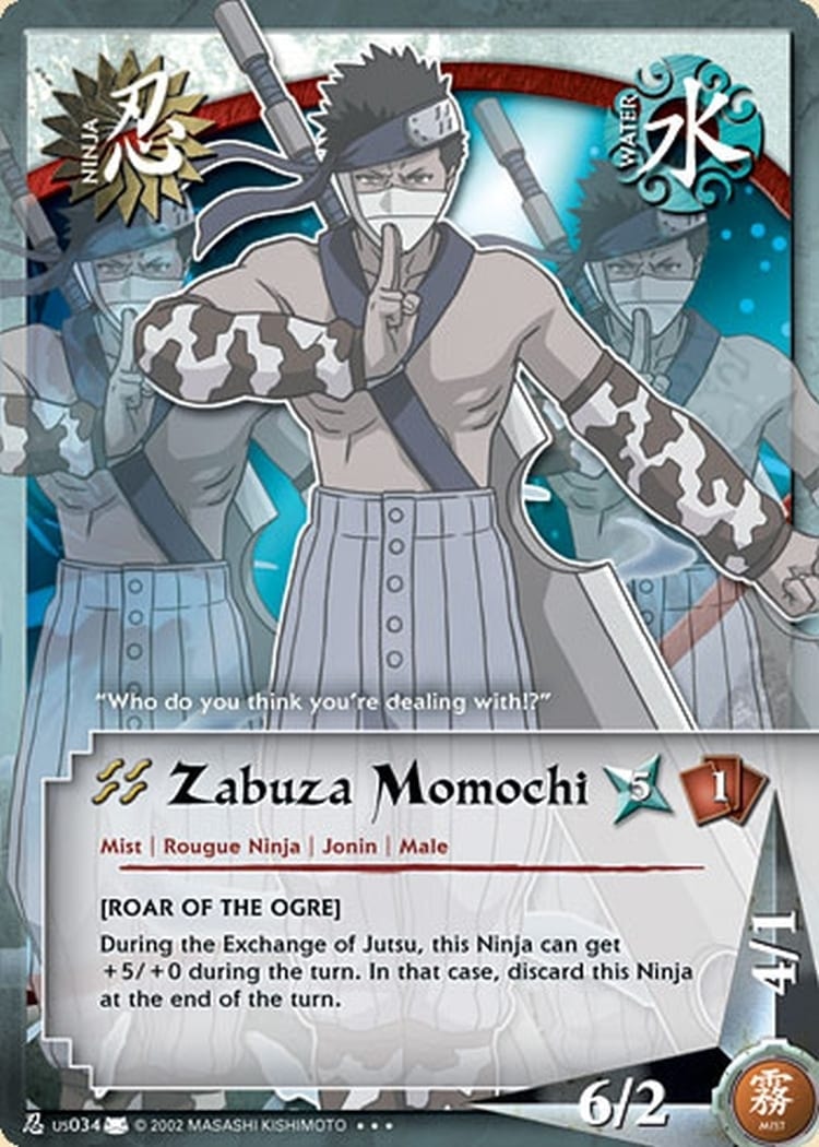 Zabuza Momochi card artwork