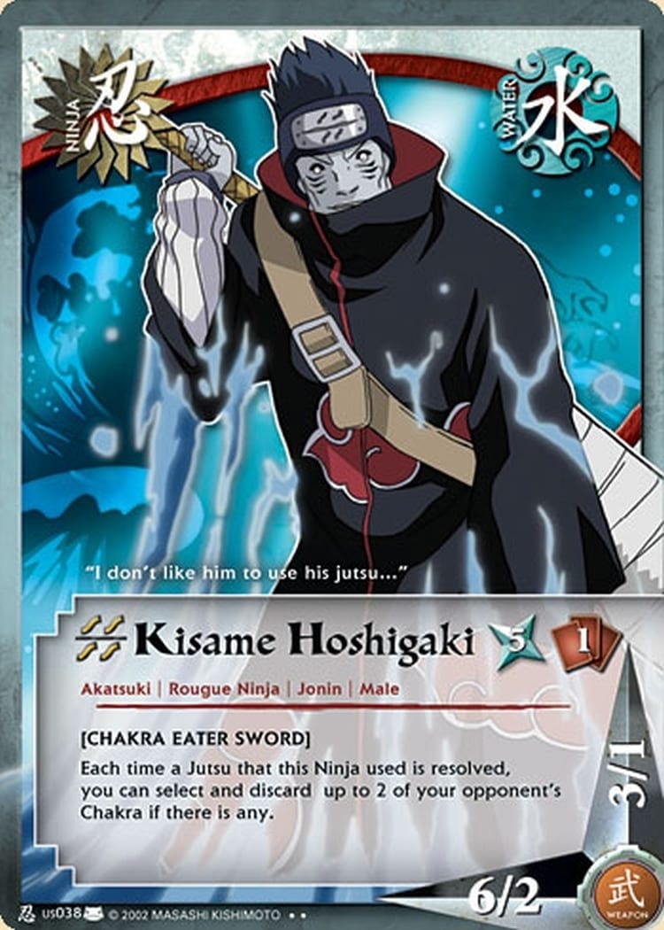 Kisame Hoshigaki card artwork