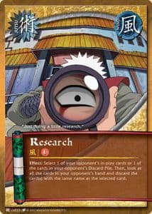 Research J-US033 Naruto trading card